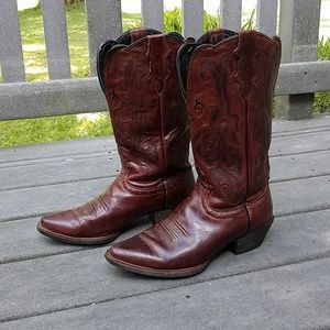 Justin Cowboy Boots brown size 7